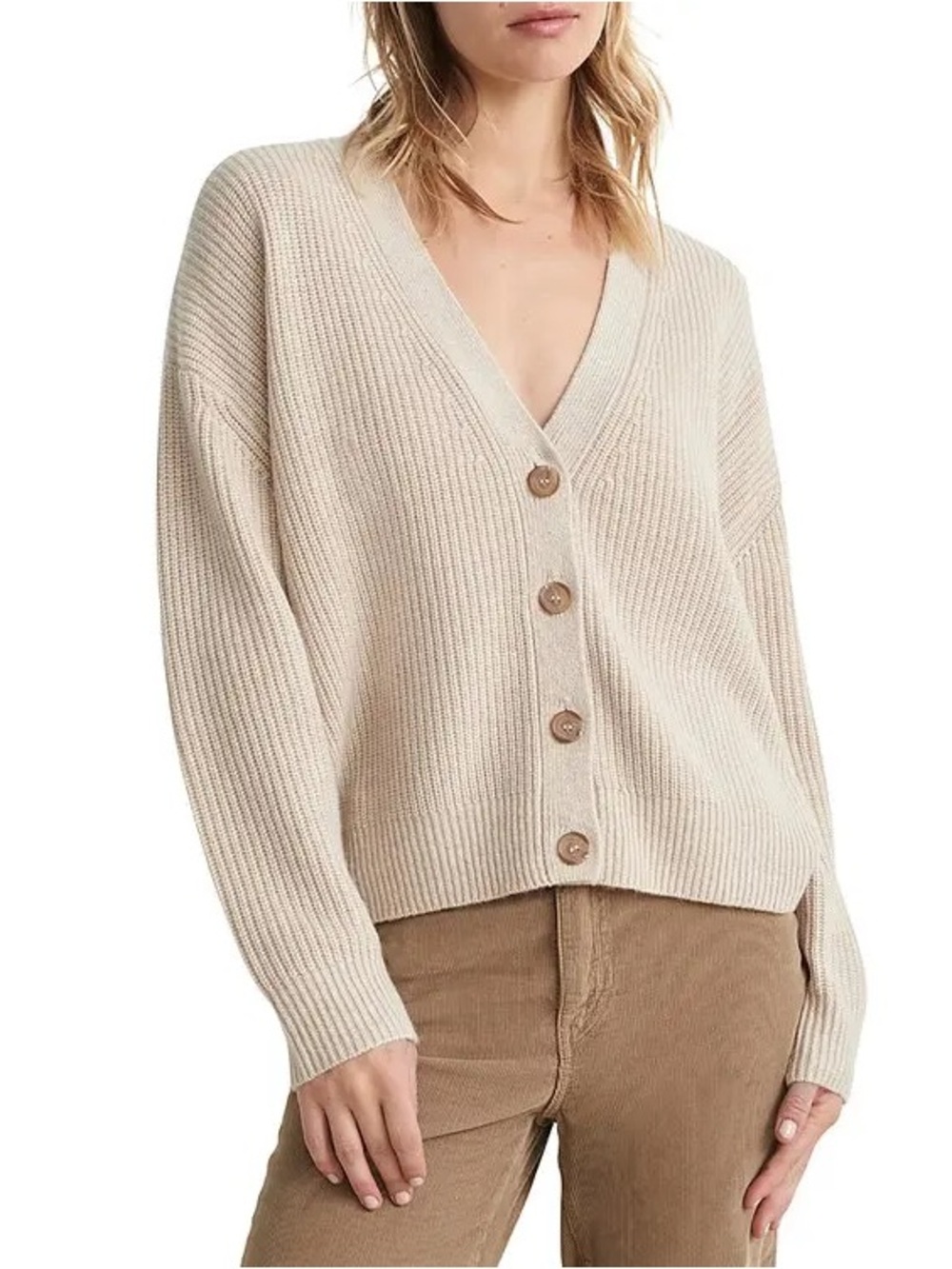 Jenni Kayne Cropped Cashmere Cocoon Cardigan